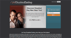 Desktop Screenshot of gaydisableddating.co.uk