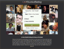 Tablet Screenshot of gaydisableddating.co.uk